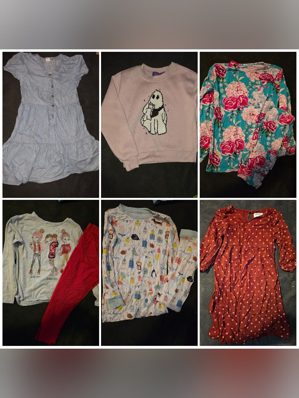 Girls Size 7/8 Clothing Lot | 18 Pieces | Dresses, Jackets, Swim, Pajamas & More